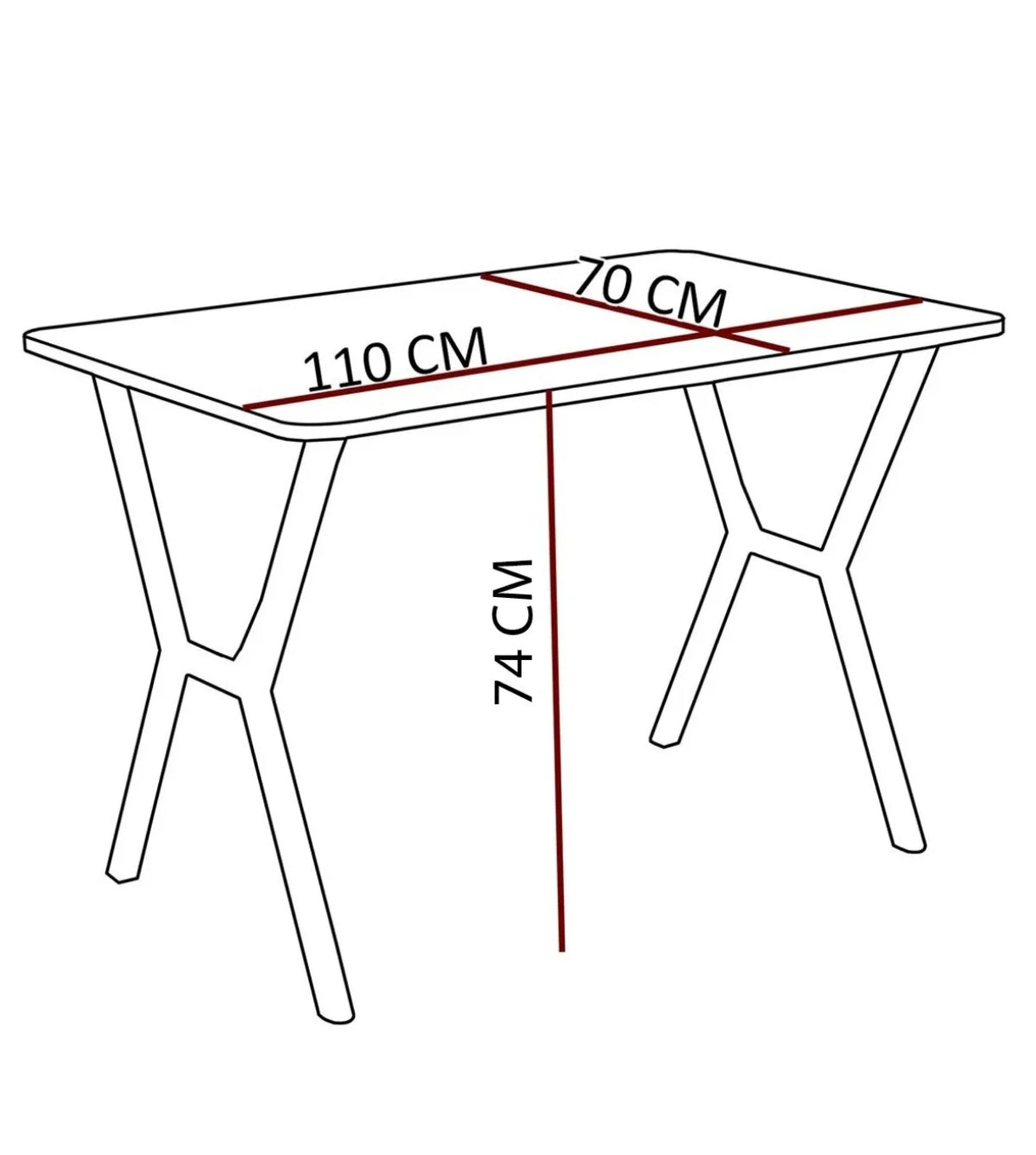 Modern Masa Sandalye Takımı | Şık ve Minimalist Tasarım (4 SANDALYE + 1 MASA)